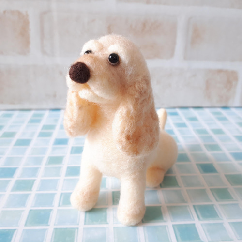 羊毛フェルト　アメリカンコッカースパニエル 参考用 羊毛フェルト アメリカンコッカースパニエル - atelier orion