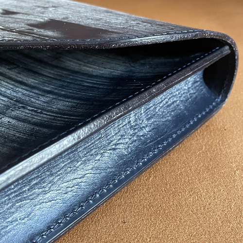 イングリッシュブライドルレザー オーダーメイド　旅行用バッグ ITTI (イッチ) | MICHELLE FUKIN ERRAND POUCH / OSTRICH
