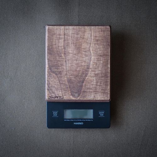 JHAT.. Wooden Plate for HARIO V60 Drip Scale ドリップ