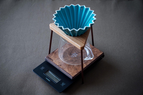 JHAT.. Wooden Plate for HARIO V60 Drip Scale 5枚目の画像