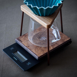 JHAT.. Wooden Plate for HARIO V60 Drip Scale 6枚目の画像