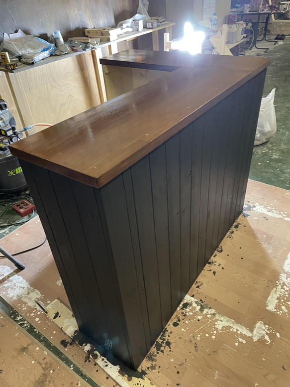 L型カウンター　　レジカウンター 