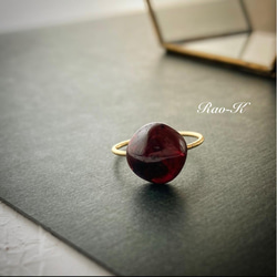✨silver925 大人のアンティーク調リング〜ルビー 指輪・リング Rao-K