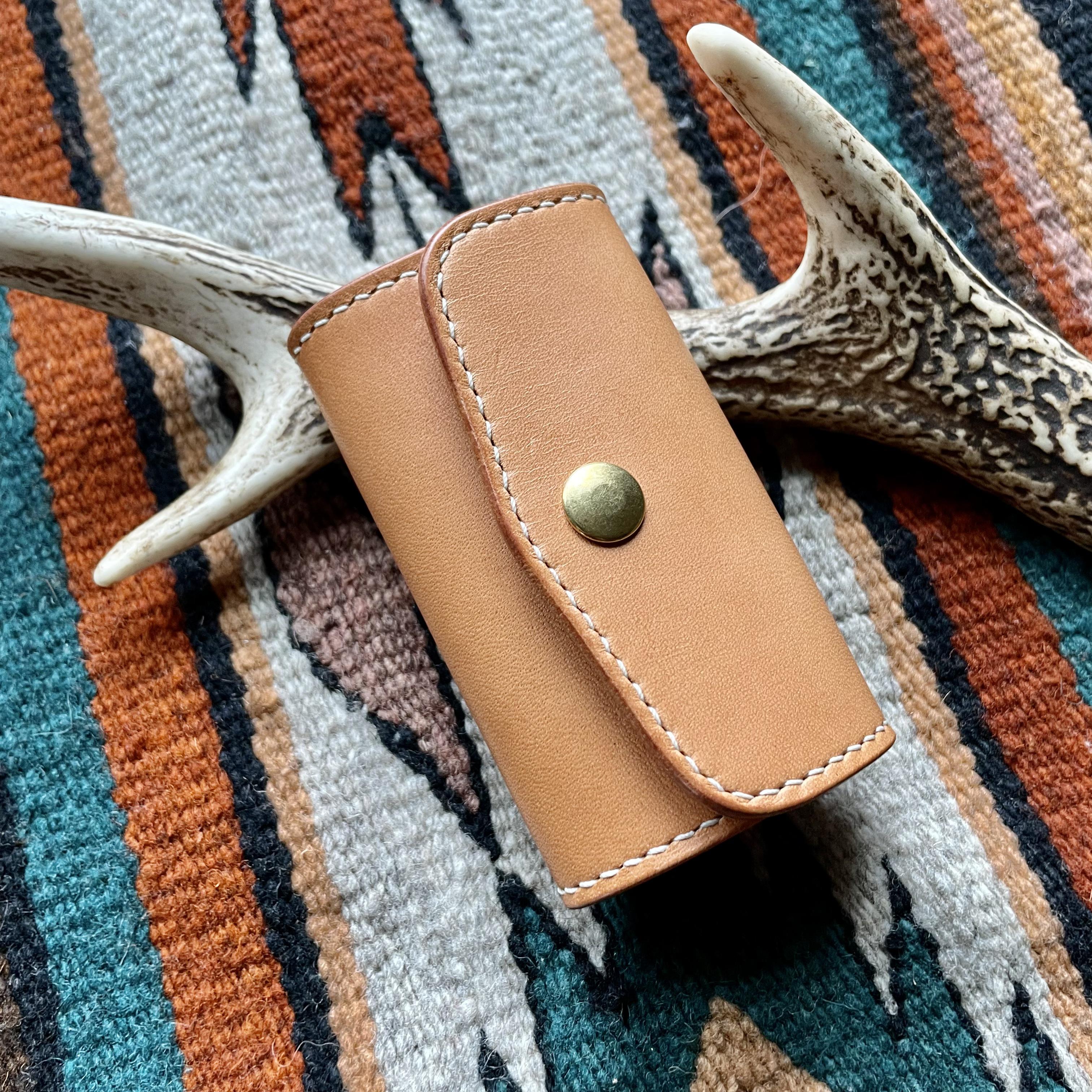 レザー4連キーケース 革ハンドメイド