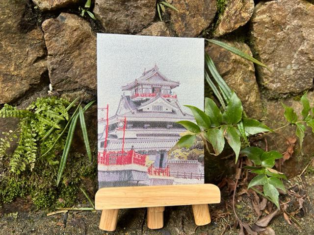 御城印帳(清州城)　『シルクの生地を使用』