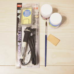 ＜galasha>ーステンドグラスのリース作りキット&お道具セット 3枚目の画像