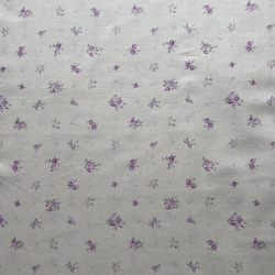 コットン100% 薄紫✖️ピンク小花　 5枚目の画像
