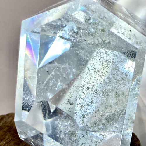 龍脈水晶✨】虹 ファントム ガーデンクォーツ グリーンクォーツ モス