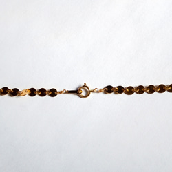 宝石質 ローズクォーツ (天然水晶) × 14kgf の ネックレス　40cm　骨格ストレート 11枚目の画像