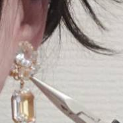 新作スワロフスキー 水晶 ウェディングアクセサリー 大ぶり ピアス 