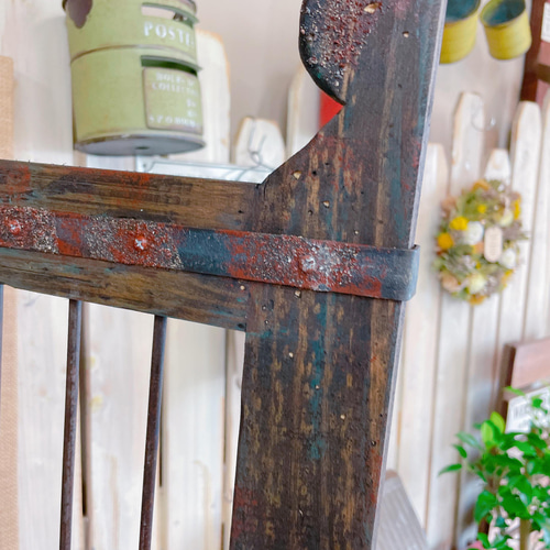 ラスト！かっこいい♡【大きめウッドアイアンゲート】ジャンク