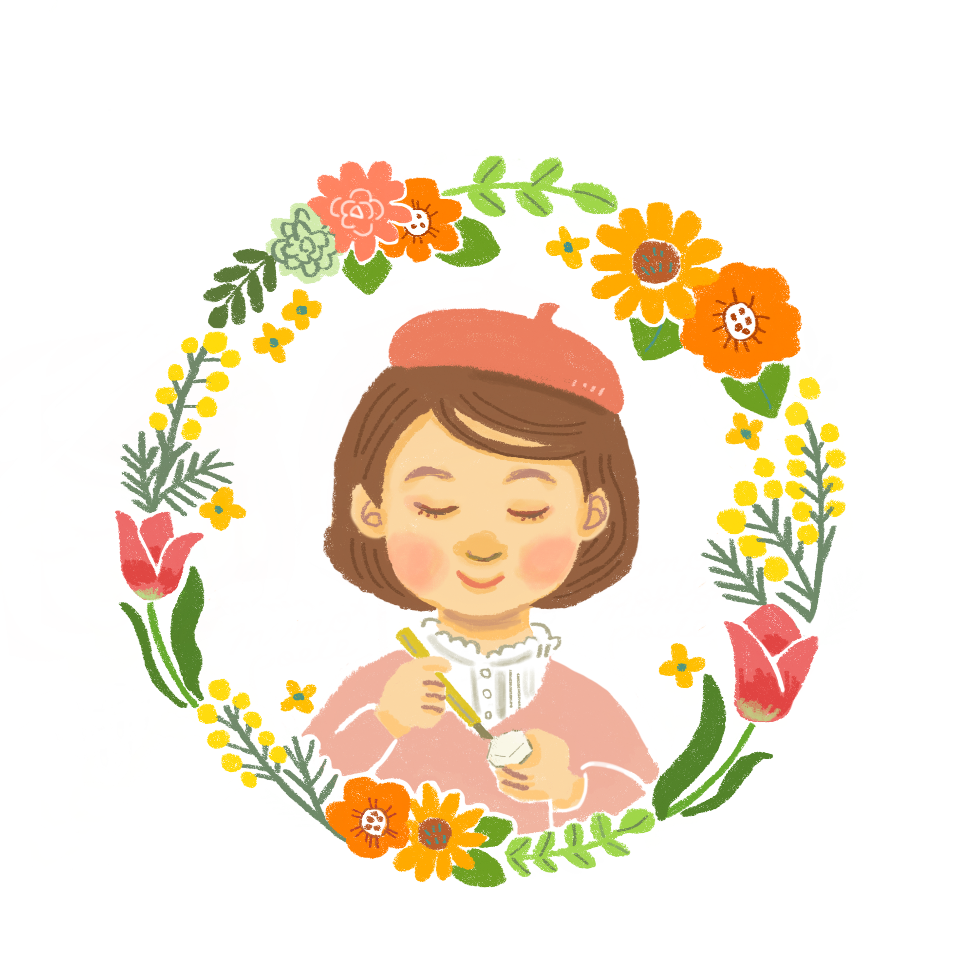 受付中》イラストオーダー アイコン 夢絵 デフォルメ かわいい