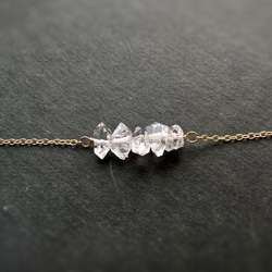 14kgf  NYハーキマーダイヤモンドのネックレス Dream Crystal 19枚目の画像
