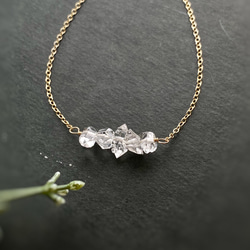 14kgf  NYハーキマーダイヤモンドのネックレス Dream Crystal 14枚目の画像