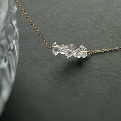 14kgf  NYハーキマーダイヤモンドのネックレス Dream Crystal 16枚目の画像