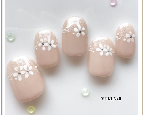 キラキラネイル コスメ・美容 フラワー チューリップ ローズ ラメ
