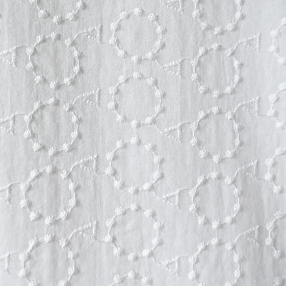 綿ローン刺繍プルオーバーシャツ〔SOL032S〕 10枚目の画像