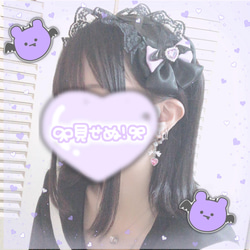 量産型 リボン ゆめかわ ヘアピン メイド アイドル 天使の羽 ヘアピン