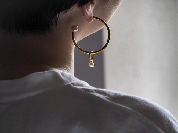 e.m. パールブーケピアス　片耳ピアス 受注商品】ベビーパール ブーケピアス（片耳） | Lien