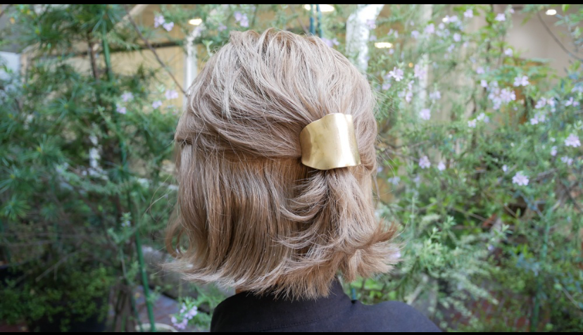 真鍮ヘアピアス　ステンレスヘアピアス