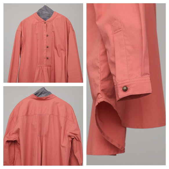 Rinnel shirts / Salmon 3枚目の画像