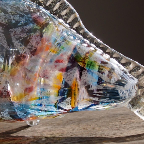 送料無料】ガラスのこいのぼり【麻の葉】coloful 五月人形・こいのぼり