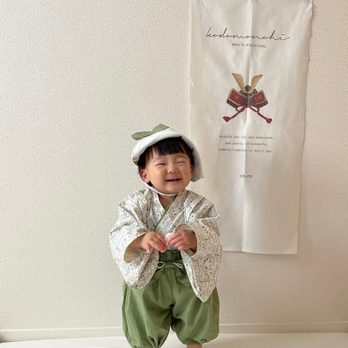 即日発送】子供の日タペストリー 兜タペストリー 鯉のぼり