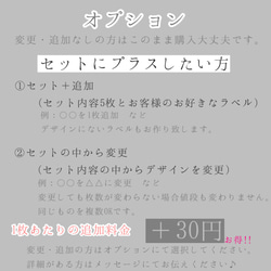 〈防水〉詰め替えボトル ラベルシール 耐水！ホワイトor透明 3枚目の画像