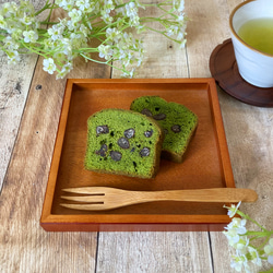 【特集掲載】抹茶とあずきのパウンドケーキ（1本）/ゆうパックでのお届け 3枚目の画像