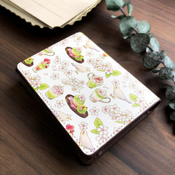 SakuraMacchaLatte card case｜桜抹茶ラテカードケース 春 2枚目の画像