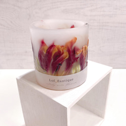 Botanical flower candle(チューリップ) ティーライトキャンドル付き 全品送料無料 2枚目の画像