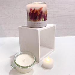 Botanical flower candle(チューリップ) ティーライトキャンドル付き 全品送料無料 3枚目の画像