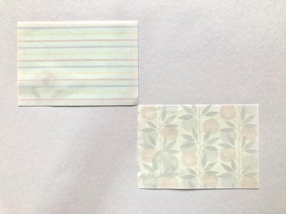 紙刺繍〜お花とモンステラのカード〜② 2枚目の画像