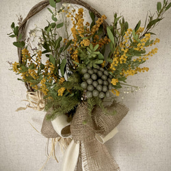 【新作 swag wreathe 】Mimosa natural B 4枚目の画像
