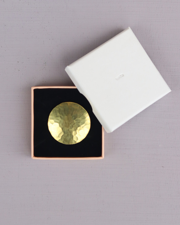 満月ヘアゴム　[ 真鍮素地 ] 1枚目の画像