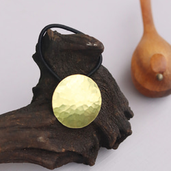 満月ヘアゴム　[ 真鍮素地 ] 6枚目の画像