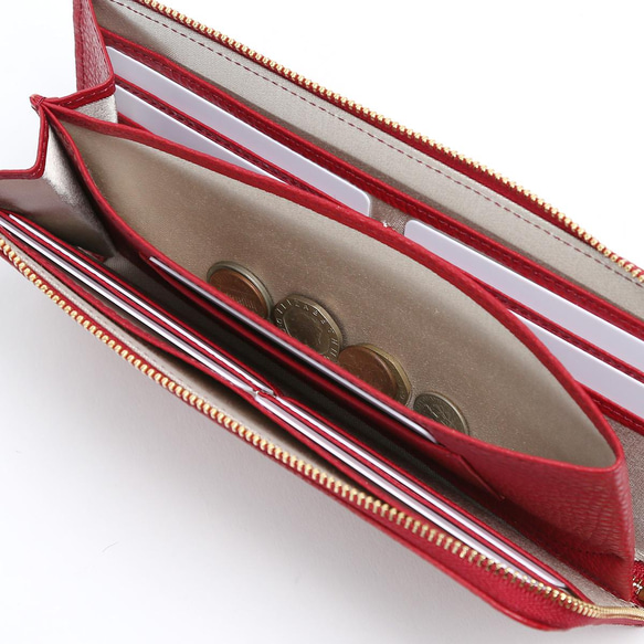 L字長財布   猫のお散歩 7枚目の画像