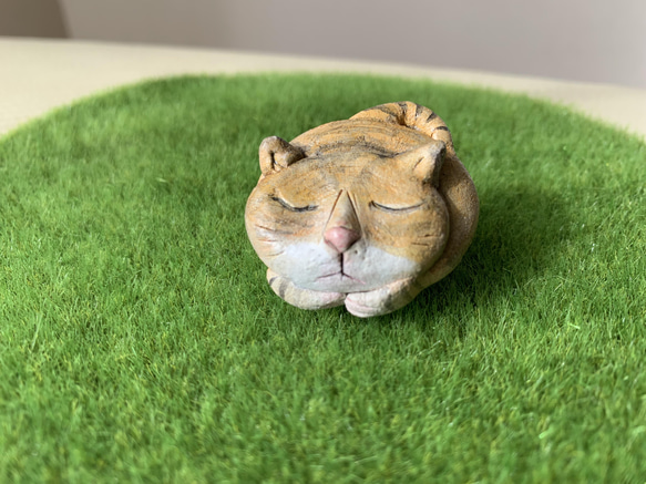 猫のブローチ　キジトラ 2枚目の画像
