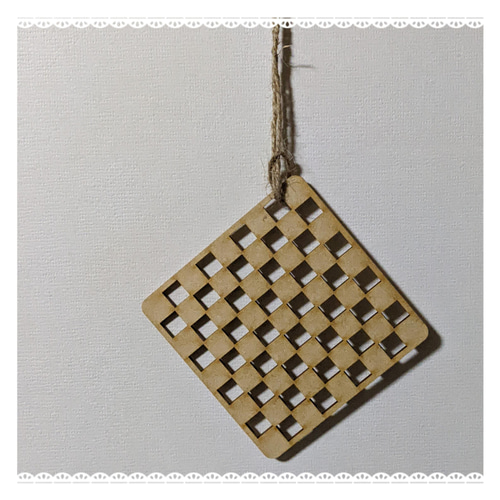 木製コースター 木のオブジェ 透かし彫り その他キッチン小物 chigu
