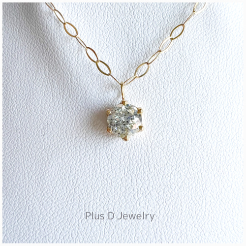 PD-024 K18YG ダイヤモンドペンダント 1.22ct ネックレス・ペンダント 