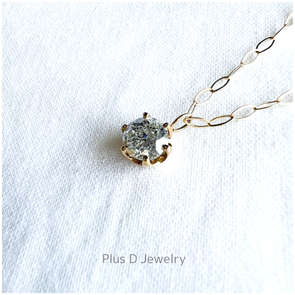 PD-024 K18YG ダイヤモンドペンダント 1.22ct