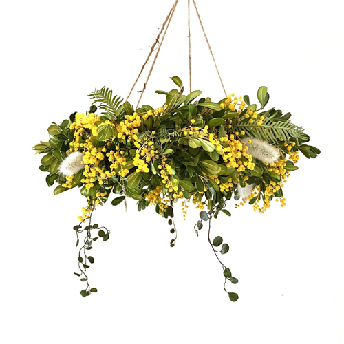 ドライミモザのフライングリース リース irodori0012 通販 13687637