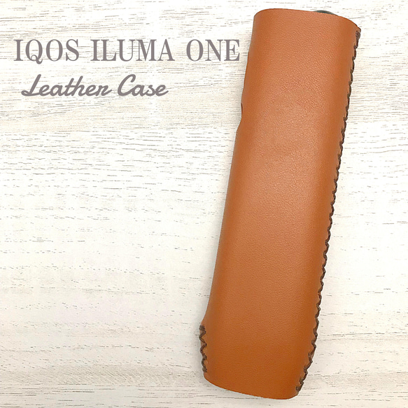 名入れ無料 IQOS ILUMA ONE レザーケース 本革 無地 5枚目の画像