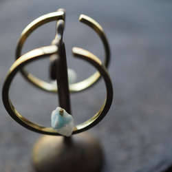 hemimorphite brass earcuff (tabirako) 10枚目の画像