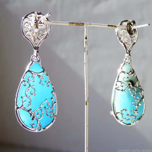 スミソナイト ピアス / Smithsonite Earring
