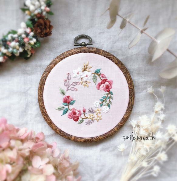 ローズリース刺繍額装 【公式通販】