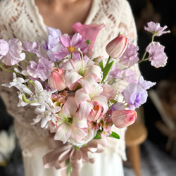 ロココ調 クラシック フラワーアレンジメント限定1点 ロココ エレガント フラワーアレンジメント