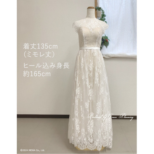 ウェディグドレス 結婚式ドレス 前撮りドレス 二次会 ドレス ベージュ スカートの長さ3種類 ウェディングドレス ベージュ 結婚式 前撮り