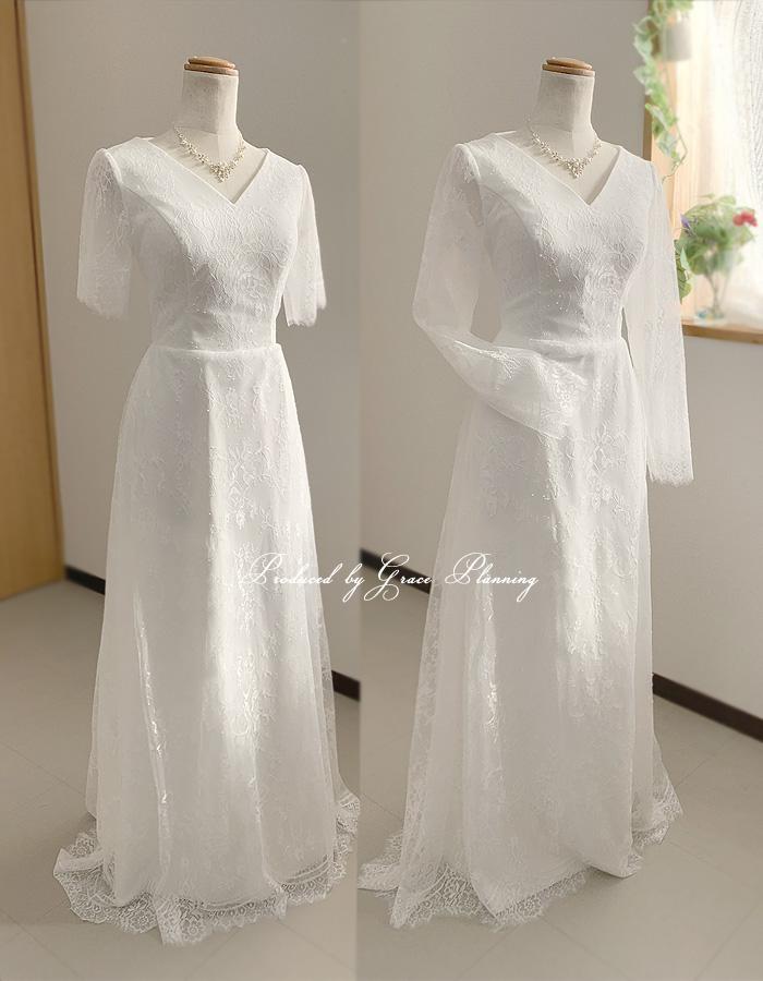 総レースのウェディングドレス VK-0254 | DRESS GALLERY BOX