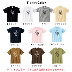 【名前可】顔ネーム Tシャツ 選べるファミリーデザイン【母の日迄にお届け4/29締切】 4枚目の画像